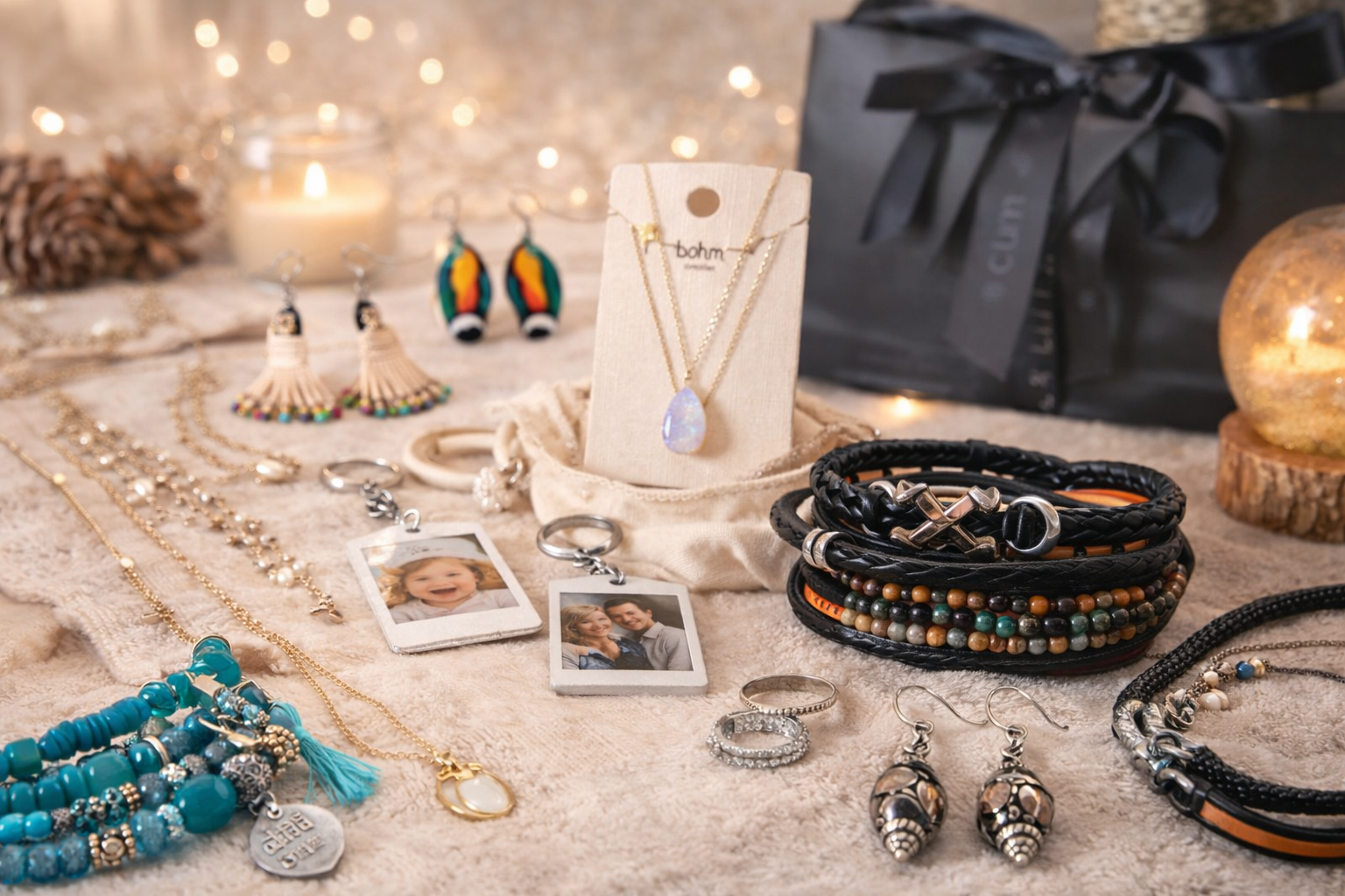 Bijoux de fantaisie élégants et bracelets tendance – idées cadeaux bijoux Les Merveilles d’Amandine Tournai Belgique