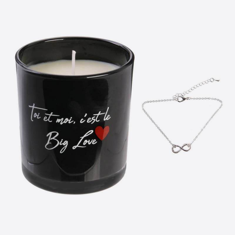 Bougies parfumées avec message cadeau, idéales pour offrir, disponibles dans notre boutique à Tournai