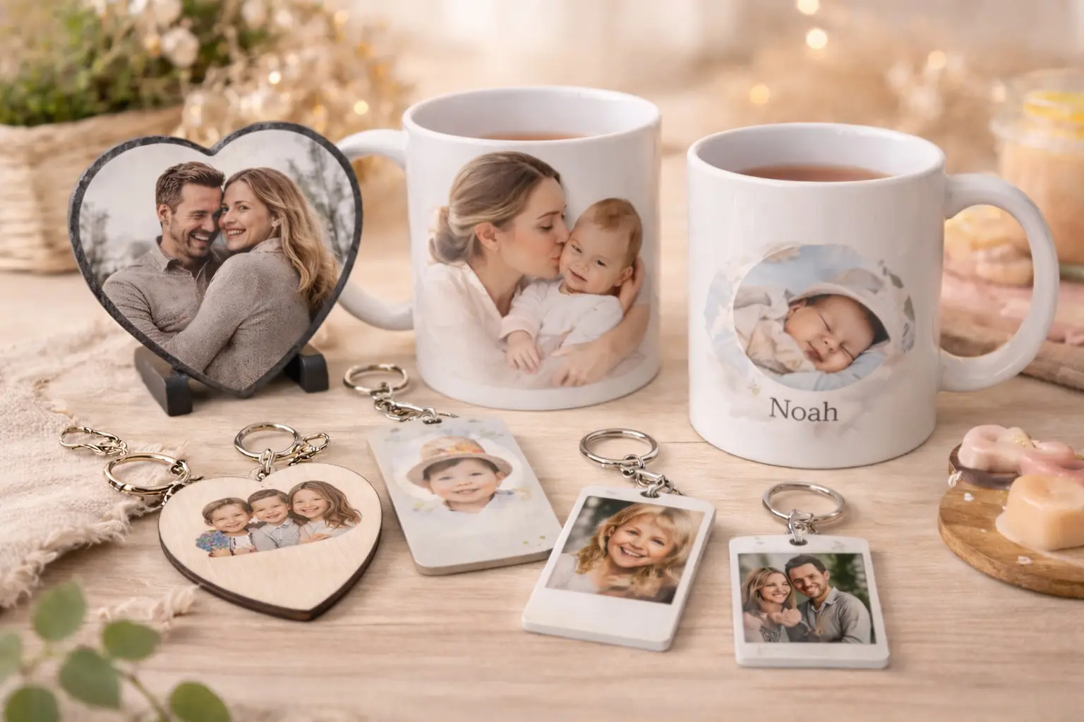 idée cadeau original personnalise : mugs photo, ardoises personnalisées et porte-clés photo – Les Merveilles d’Amandine Tournai Belgique